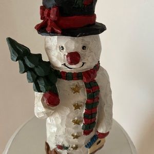 Wooden Christmas Snowman